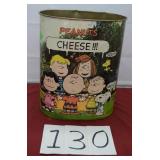 VINTAGE PEANUTS TRASH CAN