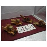 HAND MADE WOOD TOY LOT