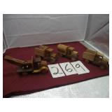 HAND MADE WOOD TOY LOT