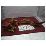 HAND MADE WOOD TOY LOT