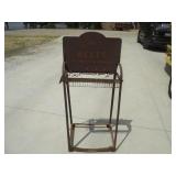 ANTIQUE LARGE GATES FAN BELT SHOP RACK DISPLAY