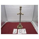 SKELETON KNIFE/DAGGER IN STAND