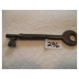 ANTIQUE KELINE RAILROAD CABOOSE KEY