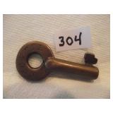 ANTIQUE CCC & STL RAILROAD KEY