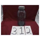 #11 HALF GALLON BALL JAR W/ZINC LID