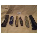 GROUP OF 6 POCKET KNIVES