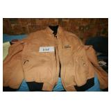 JACKET...BEEN REPAIRED, STAINS,...XL