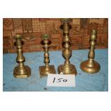 8" BRASS CANDLE STICKS