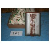 VINTAGE CUP DISPENSER W/CUPS