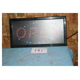 OPEN SIGN...WORKS...10 X 19