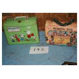 LUNCH BOXES, VINYL & METAL