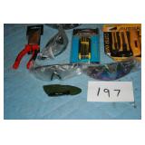 TOOLS, KNIFE, GLASSES....ALL NEW
