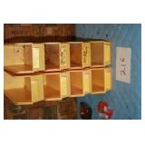 8 STACKABLE BINS....4-1/2 X 14 X 5