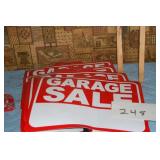 GARAGE SALE SIGNS