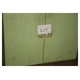 PAINTED CABINET, NO BACK..34L X 11D X 29TALL