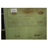 PRIMITIVE CABINET, NO BACK...39L X 22D X 37T