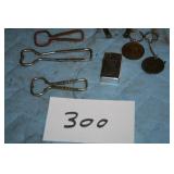 BOTTLE OPENERS, KEY CHAINS, KNIFE