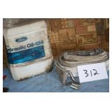 HYDRAULIC FLUID...FULL, TIE DOWN STRAP
