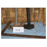 PIPE BENDER, FORK, HOE, SQUARE