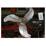 LARGE FAN ON STAND...26"  MOTOR GOOD