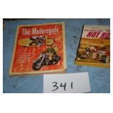 THE MOTORCYCLE BOOK, HOT ROD BOOK
