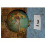 GLOBE...NO BASE...SOME RUST