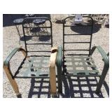 2 PATIO CHAIRS