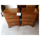 CHERRY HOIUSE FURNITURE SOLID CHERRY NIGHTSTANDS
