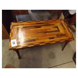 UNUSUAL WOOD COFFEE TABLE