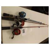 3 RODS & REELS