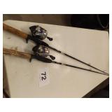 2 RODS & REELS