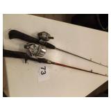 2 RODS & REELS
