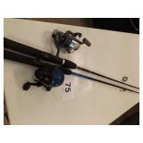 2 RODS & REELS