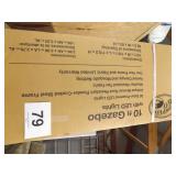 NIB GAZEBO WITH SOLAR LED LIGHTS BY HAMPTON BAY