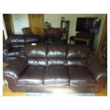 ASHLEY LEATHER COUCH