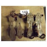 2 PR VINTAGE ROLLER SKATES