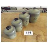 VINTAGE GREEN WESTBEND CANISTER SET