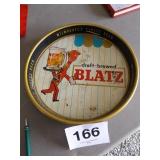 BLATZ BEER METAL TRAY