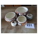 INDIAN POTTERY SIGNED & DATED 1986