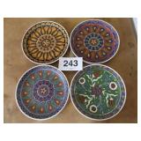 PAPERIS CERAMIC RHODES GREECE HAND MADE PLATES