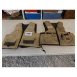 2 LIFE JACKETS, 2X & L-XL, ONE IS STEARNS