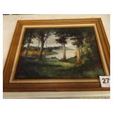 LAKE & TREES PICTURE