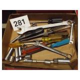 SOCKETS, WRENCHES, SCREWDRIVERS