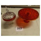 CAKE PLATE & CANDY DISH