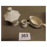 ANCHOR HOCKING MILKGLASS & STONEWARE