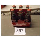 6 PK 100TH ANNIVERSARY COCA COLA BOTTLES
