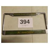 JOHN DEERE LICENSE PLATE HOLDER