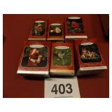 HALLMARK ORNAMENTS X 6