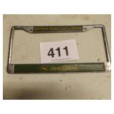JOHN DERE LICENSE PLATE HOLDER