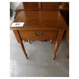 HEYWOOD WAKEFIELD END TABLE W/DRAWER